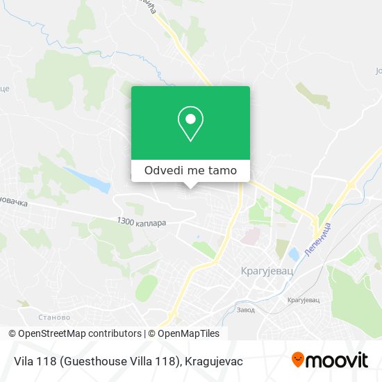 Vila 118 (Guesthouse Villa 118) mapa
