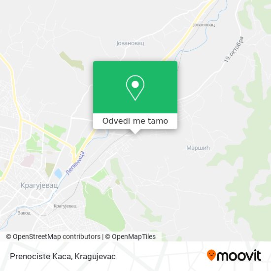 Prenociste Kaca mapa