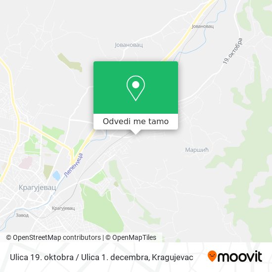 Ulica 19. oktobra / Ulica 1. decembra mapa