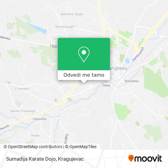 Sumadija Karate Dojo mapa