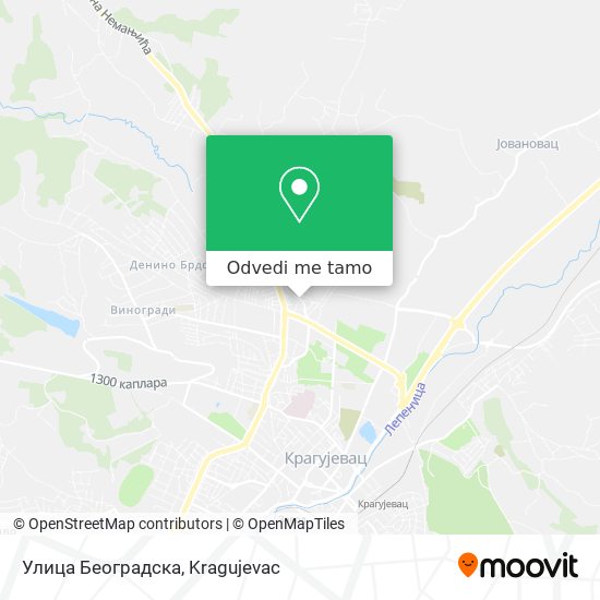 Улица Београдска mapa