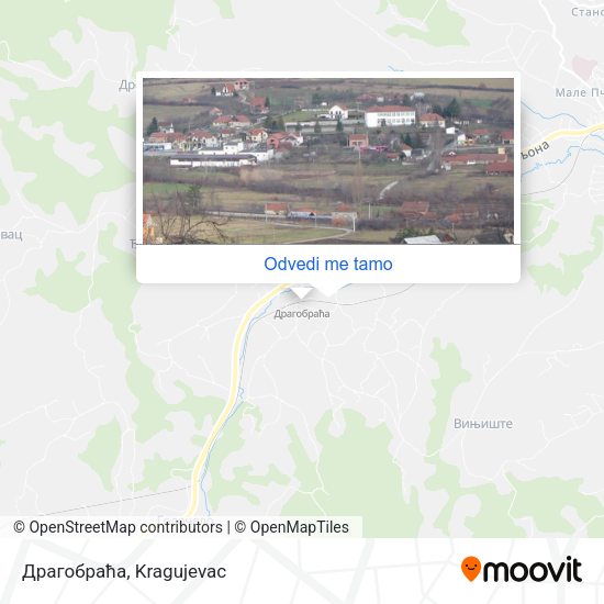 Драгобраћа mapa
