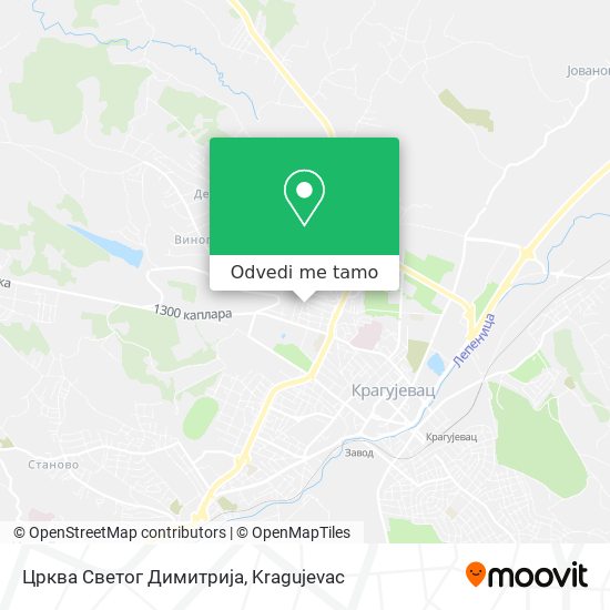 Црква Светог Димитрија mapa