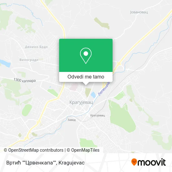 Вртић ""Црвенкапа"" mapa