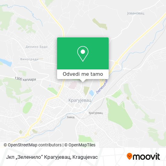 Јкп „Зеленило“ Крагујевац mapa