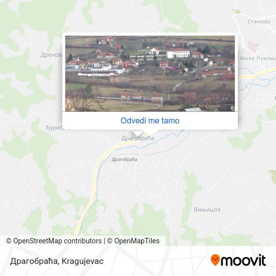 Драгобраћа mapa