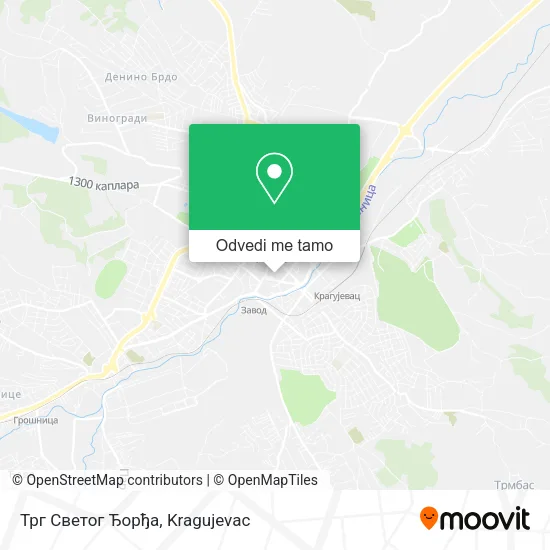 Трг Светог Ђорђа mapa