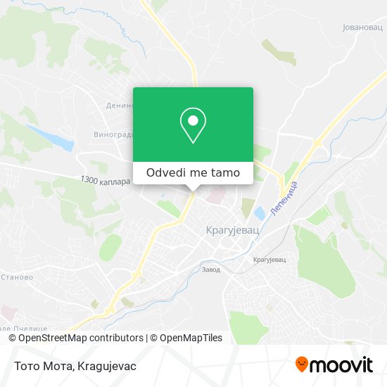 Тото Мота mapa