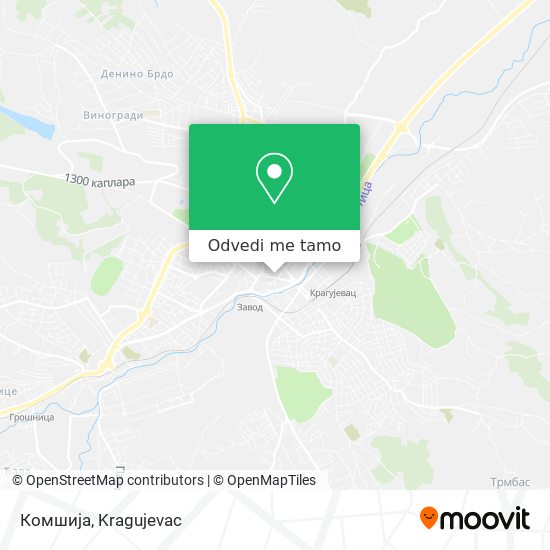 Комшија mapa