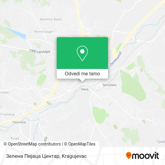 Зелена Пијаца Центар mapa