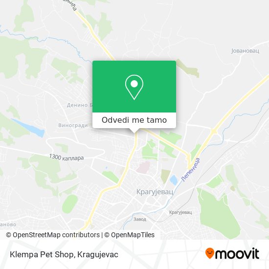 Klempa Pet Shop mapa
