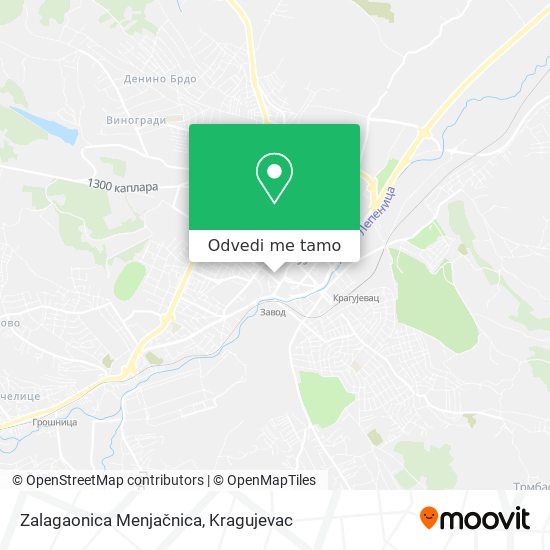 Zalagaonica Menjačnica mapa