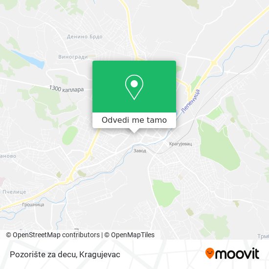 Pozorište za decu mapa