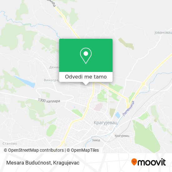 Mesara Budućnost mapa