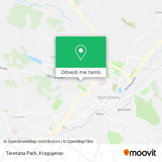 Teretana Park mapa