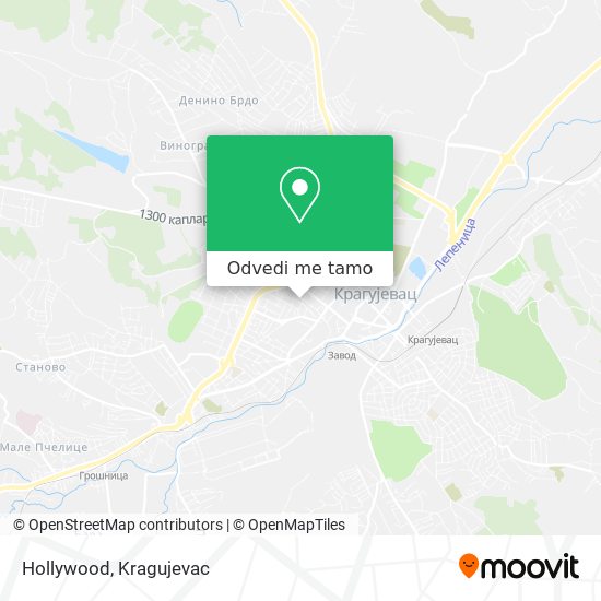 Hollywood mapa