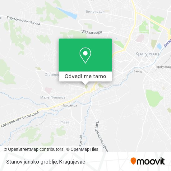 Stanovljansko groblje mapa