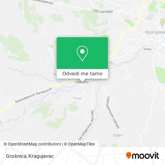 Grošnica mapa