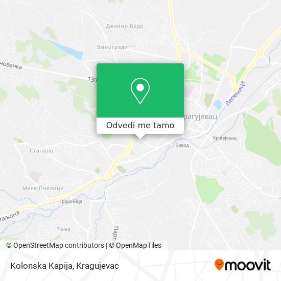 Kolonska Kapija mapa