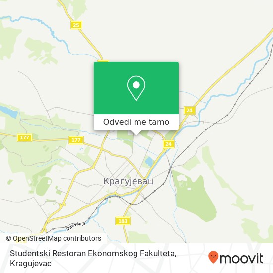 Studentski Restoran Ekonomskog Fakulteta mapa