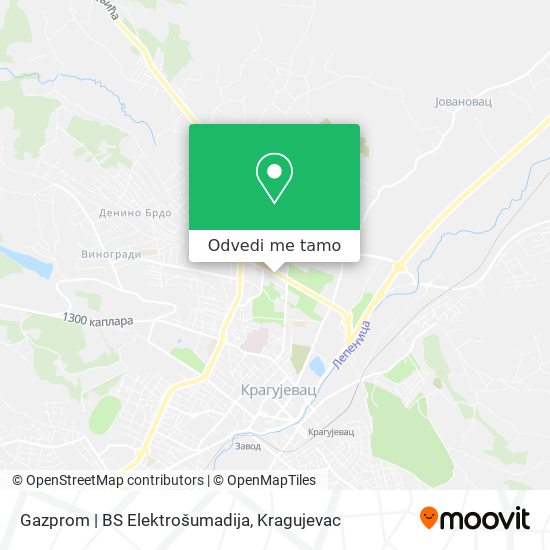 Gazprom | BS Elektrošumadija mapa