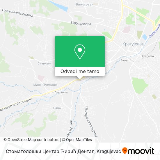 Стоматолошки Центар Ћирић Дентал mapa