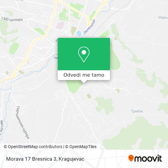 Morava 17 Bresnica 3 mapa