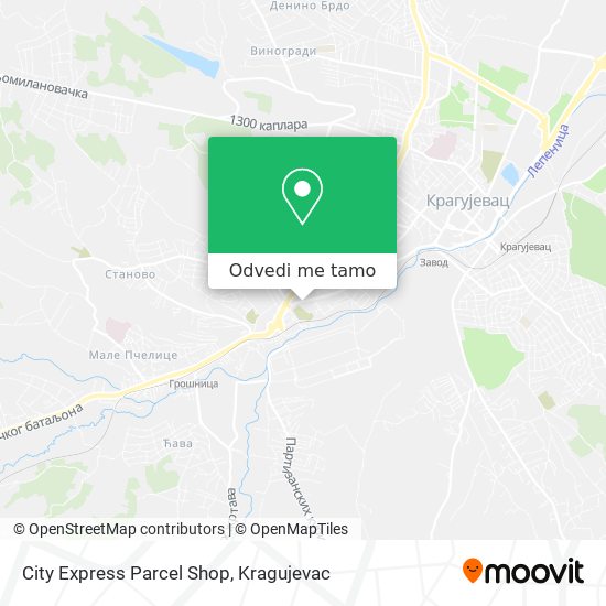 City Express Parcel Shop mapa