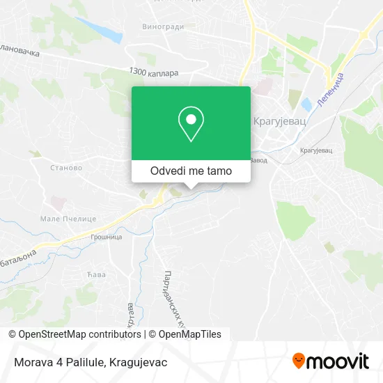 Morava 4 Palilule mapa