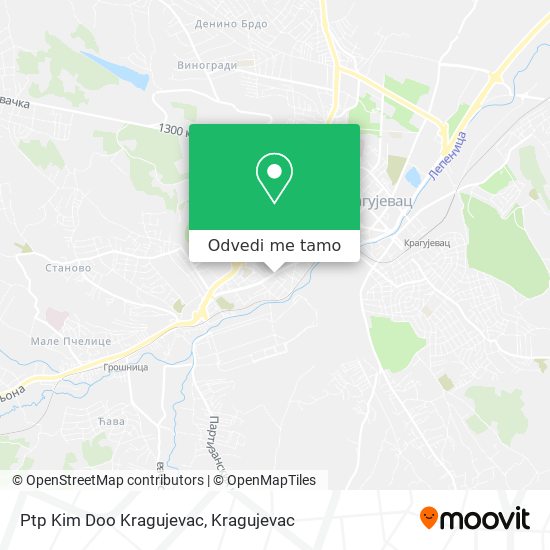 Ptp Kim Doo Kragujevac mapa