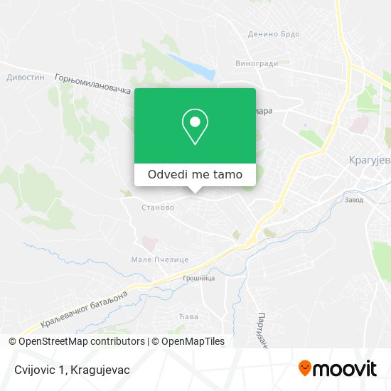 Cvijovic 1 mapa