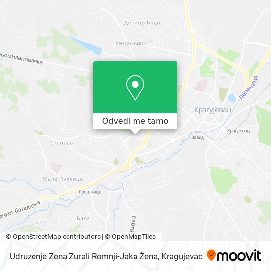 Udruzenje Zena Zurali Romnji-Jaka Žena mapa