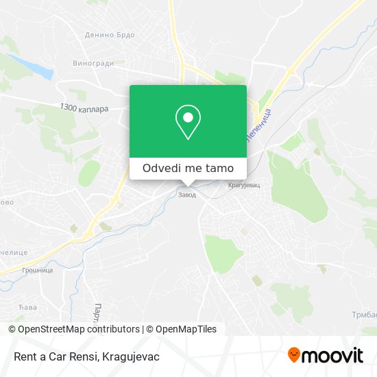 Rent a Car Rensi mapa