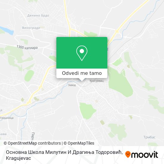 Основна Школа Милутин И Драгиња Тодоровић mapa