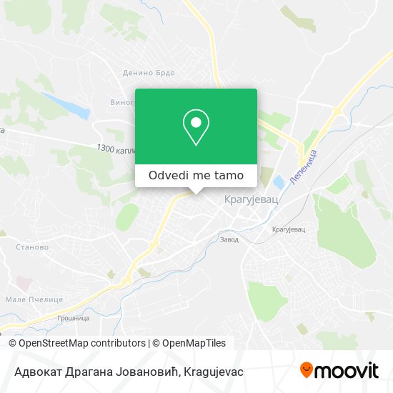 Адвокат Драгана Јовановић mapa