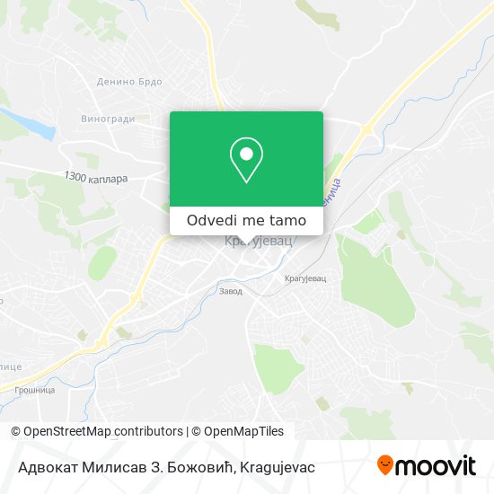 Адвокат Милисав З. Божовић mapa