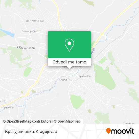 Крагујевчанка mapa