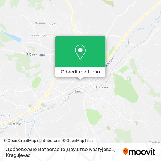 Добровољно Ватрогасно Друштво Крагујевац mapa