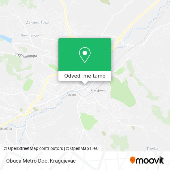 Obuca Metro Doo mapa