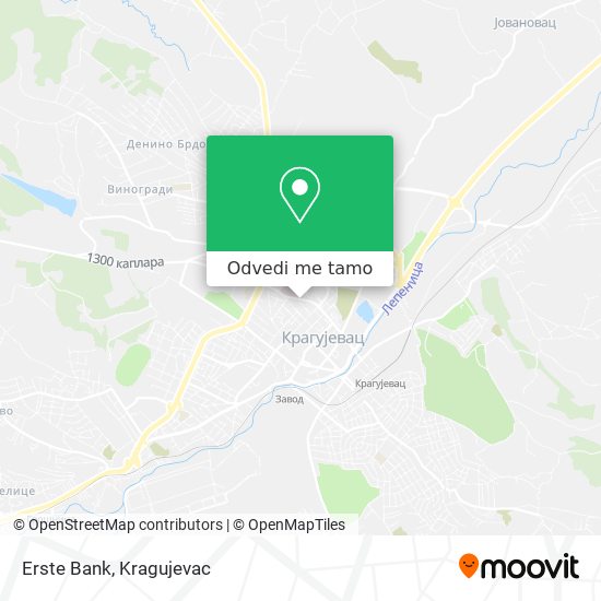 Erste Bank mapa