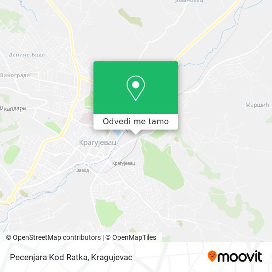 Pecenjara Kod Ratka mapa