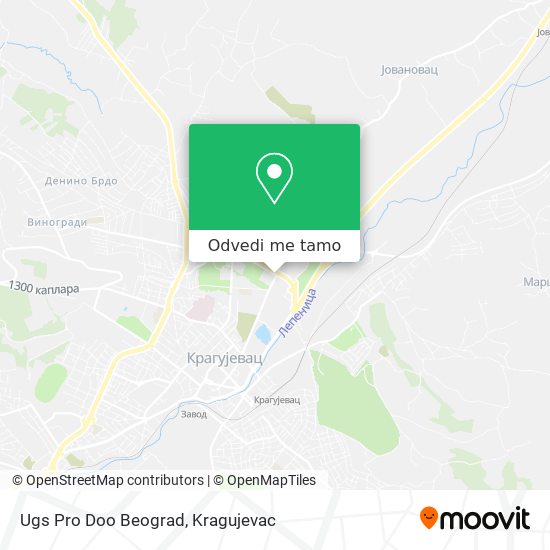Ugs Pro Doo Beograd mapa