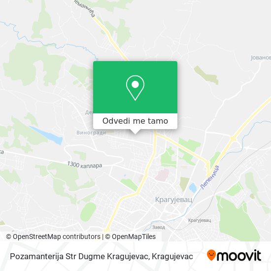 Pozamanterija Str Dugme Kragujevac mapa