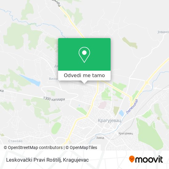 Leskovački Pravi Roštilj mapa
