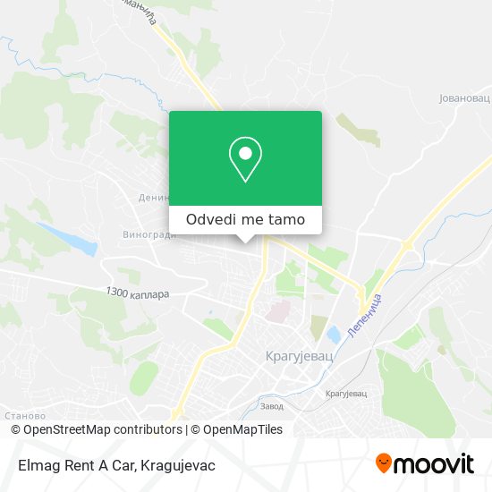 Elmag Rent A Car mapa