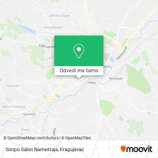 Simpo Salon Nameštaja mapa