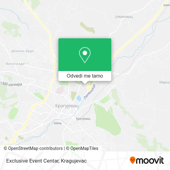 Exclusive Event Centar mapa