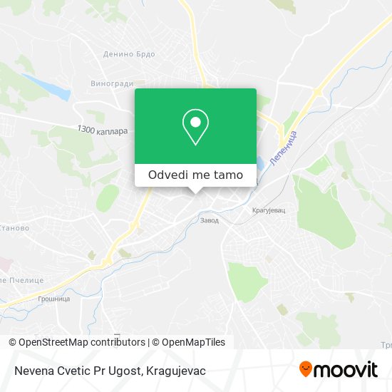 Nevena Cvetic Pr Ugost mapa