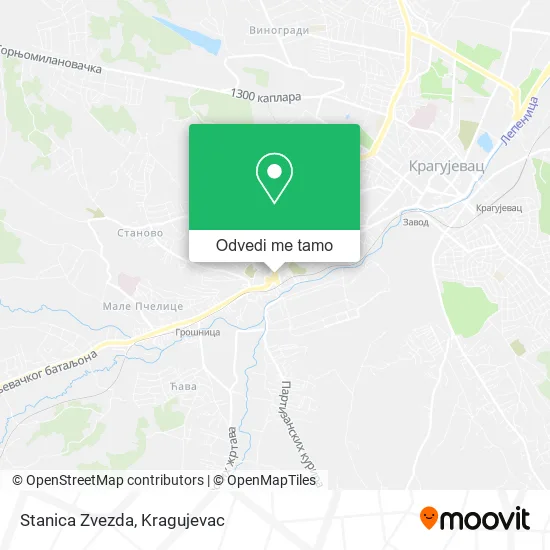 Stanica Zvezda mapa