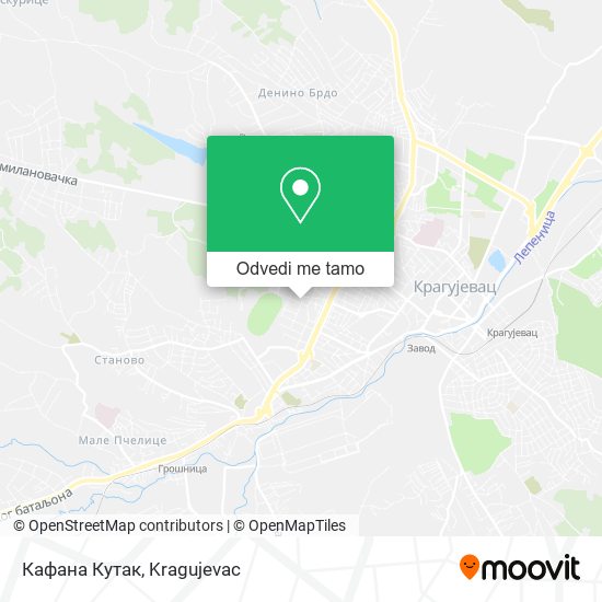 Кафана Кутак mapa